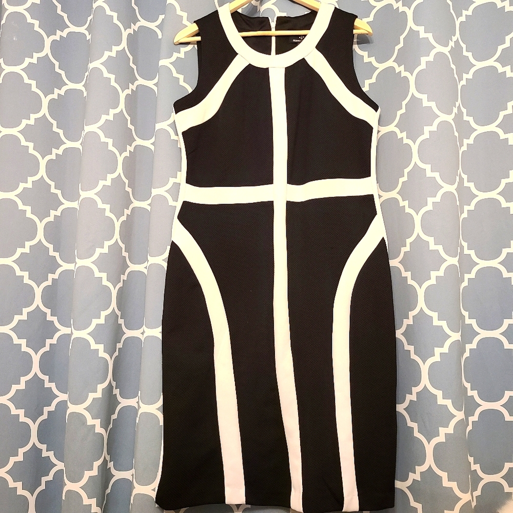 Ronnie Nicole Lines Dress